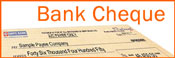 Mail us a bank or company check